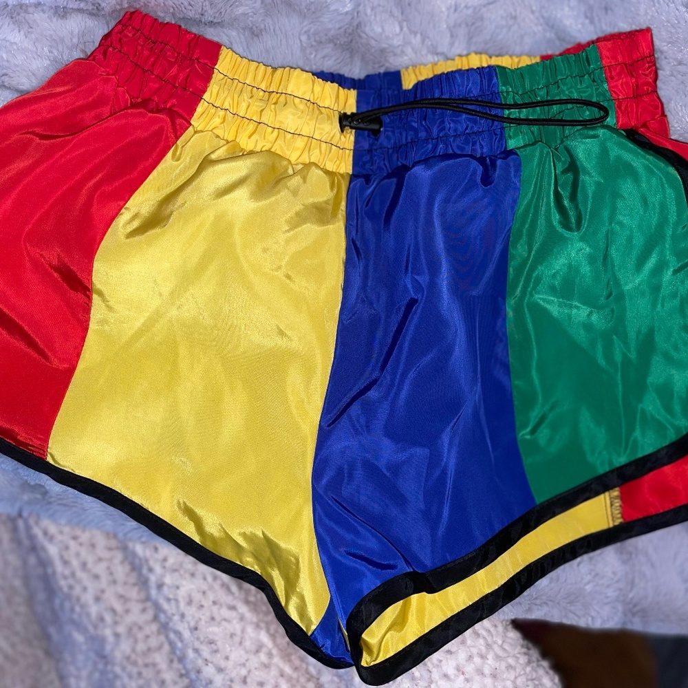 Forever 21 Short Shorts Women's Colorful Small With Drawstring